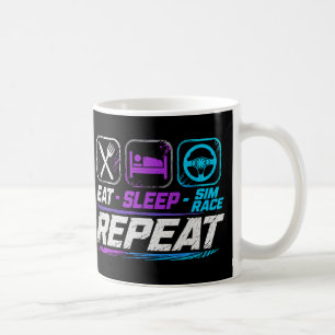 Mug Manger dormir sim course répéter pour les fans de
