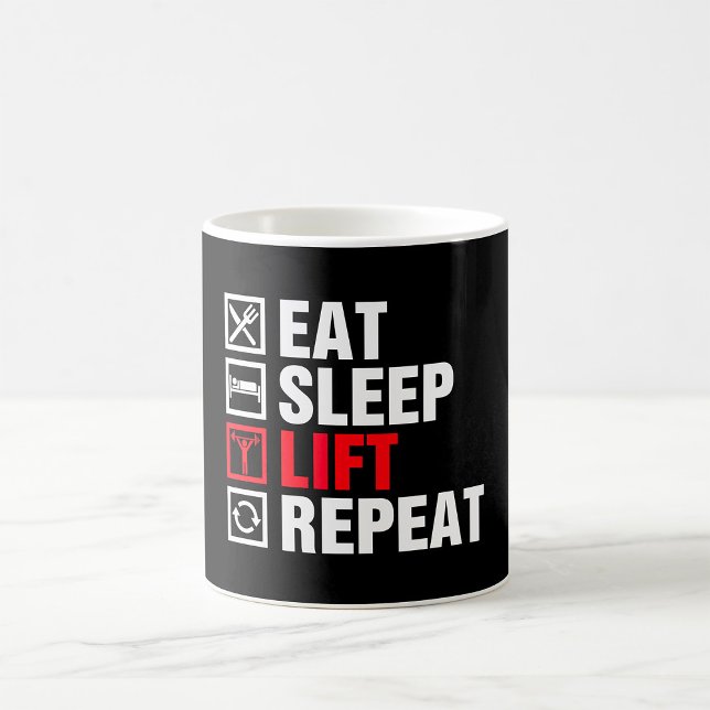 Mug Manger Dormir Soulever Répéter (Créateur téléchargé)