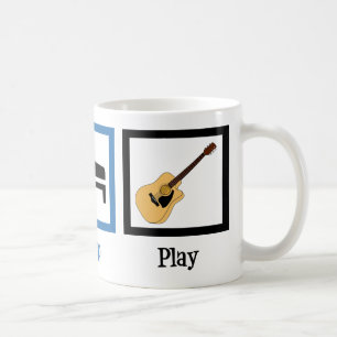 Mug Manger le sommeil Jouer Guitare