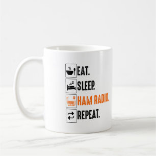 Mug Manger Sleep Amateur Ham Radio