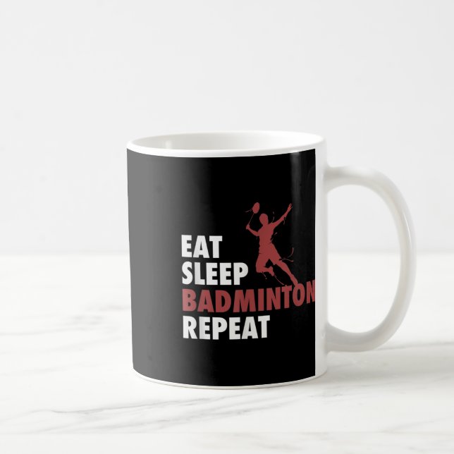 Mug Manger Sleep Badminton Répéter Badminton Racket Sh (Droite)