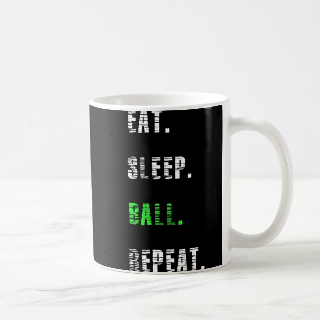 Mug Manger Sleep Ball Répéter Basketball Cadeau (Droite)