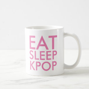 Mug Manger Sleep Kpop   Music Fan Cadeau violet