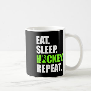 Mug Manger Sommeil Hockey Répéter Drôles Joueurs de Ho
