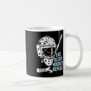 Mug Manger Sommeil Hockey Répéter Masque de Hockey Bât