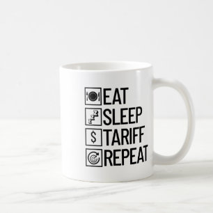 Mug Manger Sommeil Tarif Répéter Drôle Trump Tarif _1 