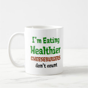 Mug manger un cheeseburger sain