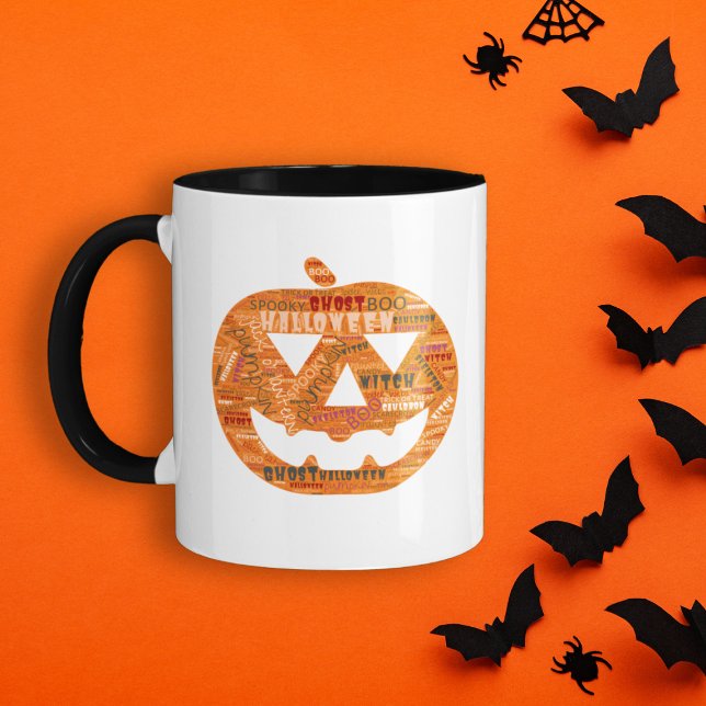 Mug Mangez Boire Soyez Effrayant Halloween Citrouille  (Créateur téléchargé)