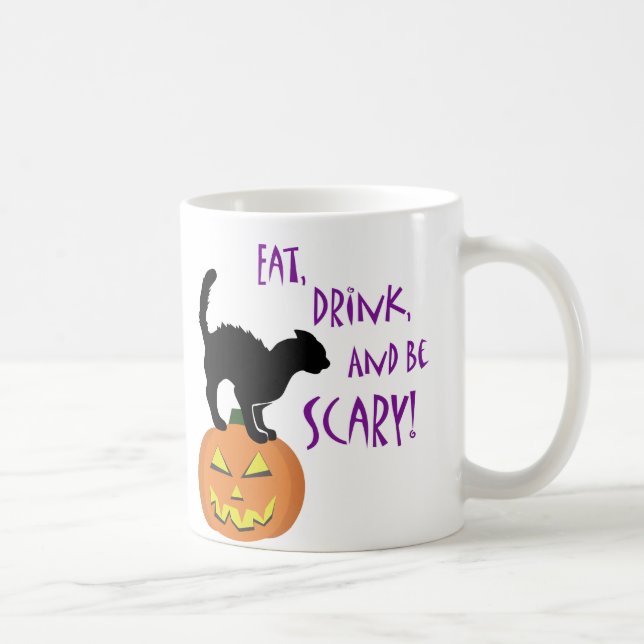 Mug Mangez, buvez et soyez effrayants ! (Droite)