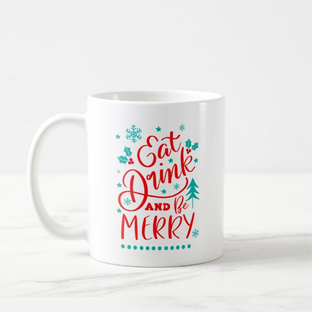 Mug Mangez, buvez et soyez joyeux (Gauche)