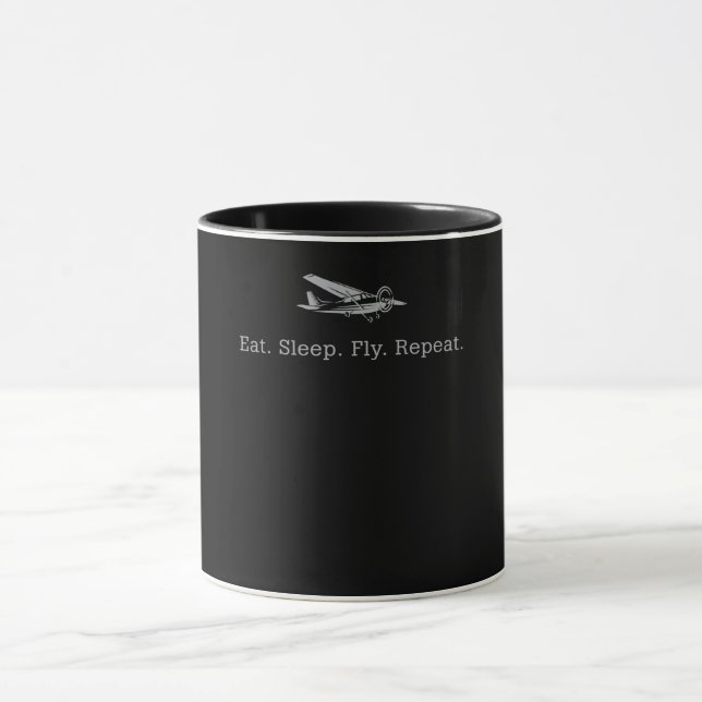 Mug Mangez des drones de vol de sommeil Répéter le cad (Centre)
