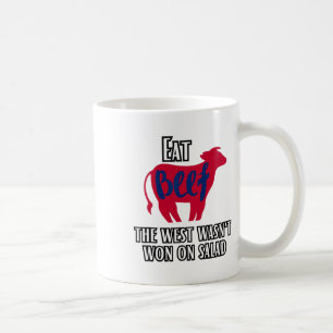 Mug Mangez du boeuf L'Occident n'a pas gagné sur une s