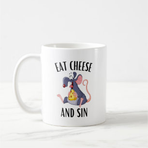 Mug Mangez du fromage et du péché