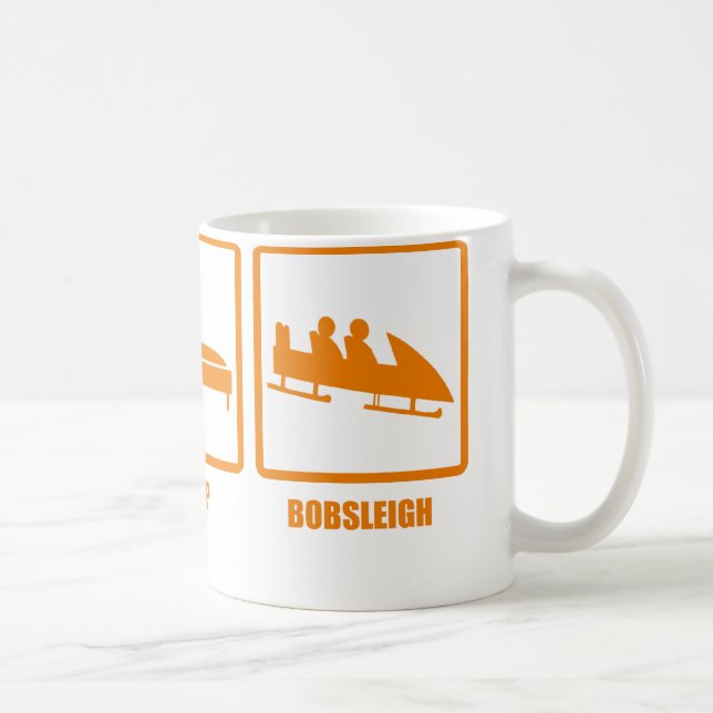 Mug Mangez le Bobsleigh de sommeil (Droite)