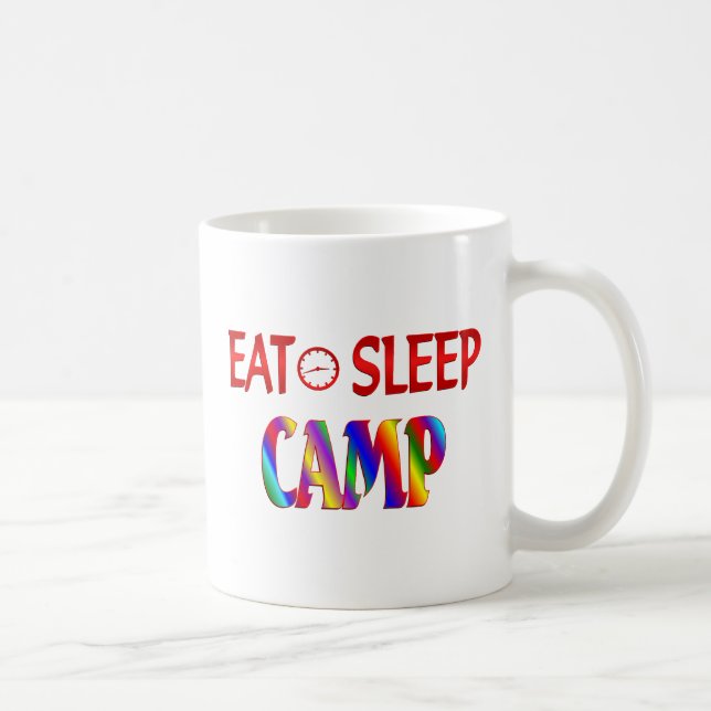 Mug Mangez le camp de sommeil (Droite)