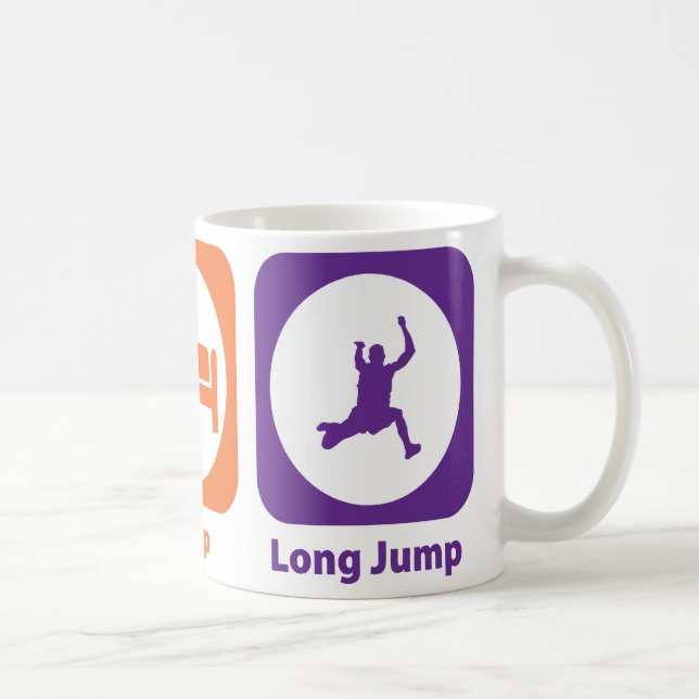 Mug Mangez le long saut de sommeil (Droite)