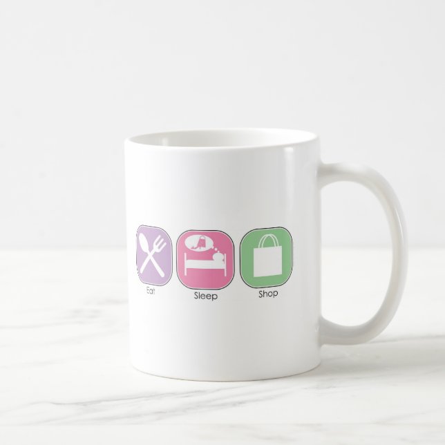 Mug Mangez le magasin de sommeil (Droite)