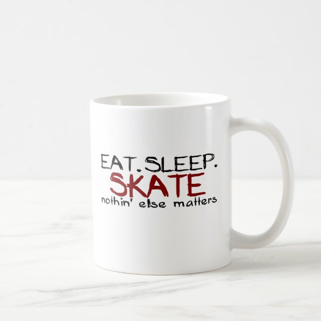 Mug Mangez le patin de sommeil (Droite)