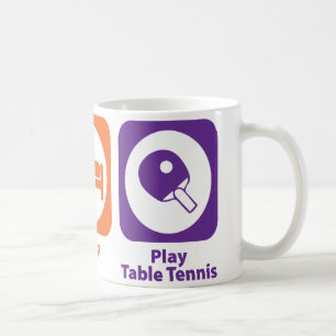 Mug Mangez le ping-pong de jeu de sommeil