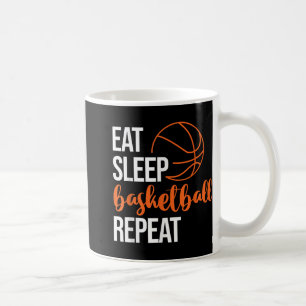 Mug Mangez Le Sommeil Basket Répéter Fun Sport Motivat