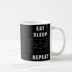 Mug Mangez le sommeil Bysketbyll Répéter
