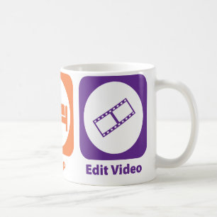 Mug Mangez le sommeil éditent la vidéo