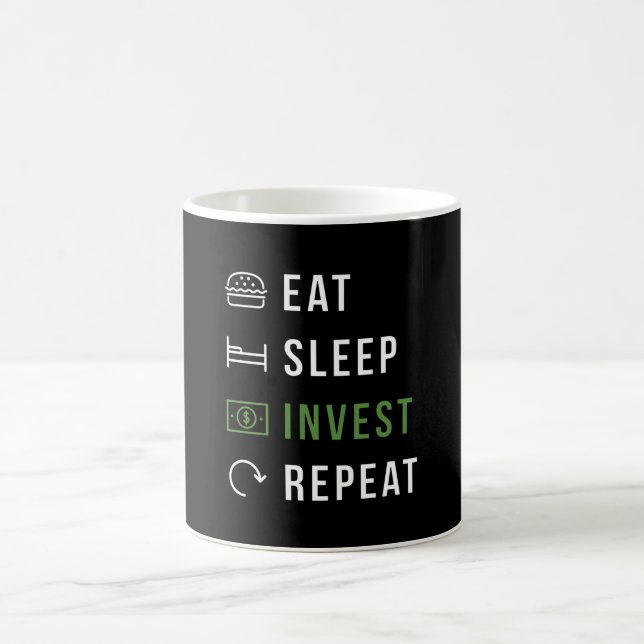 Mug Mangez le sommeil investir (Centre)