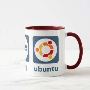 Mug Mangez le sommeil Ubuntu