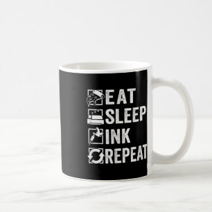 Mug Mangez L'Encre Du Sommeil Répéter, L'Artiste Tatou