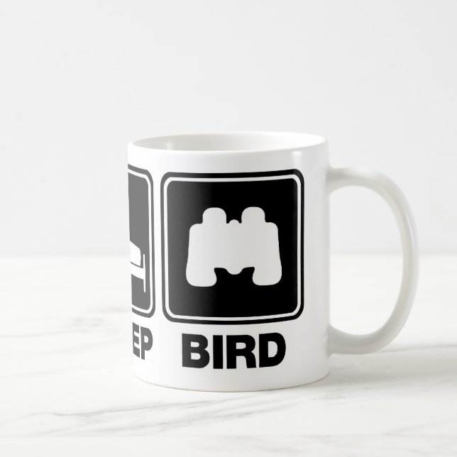 Mug Mangez l'oiseau de sommeil (les poubelles) (Droite)