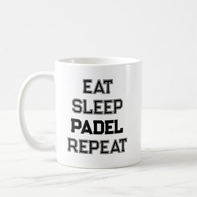 Mug mangez padel de sommeil répéter padel joueur simpl (Gauche)