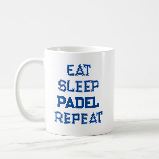 Mug mangez padel de sommeil répéter padel joueur simpl (Gauche)