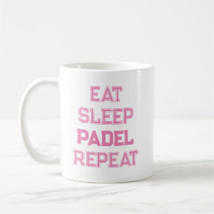 Mug mangez padel de sommeil répéteur padel joueur