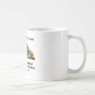 Mug Mangez plus bas sur la chaîne alimentaire (les