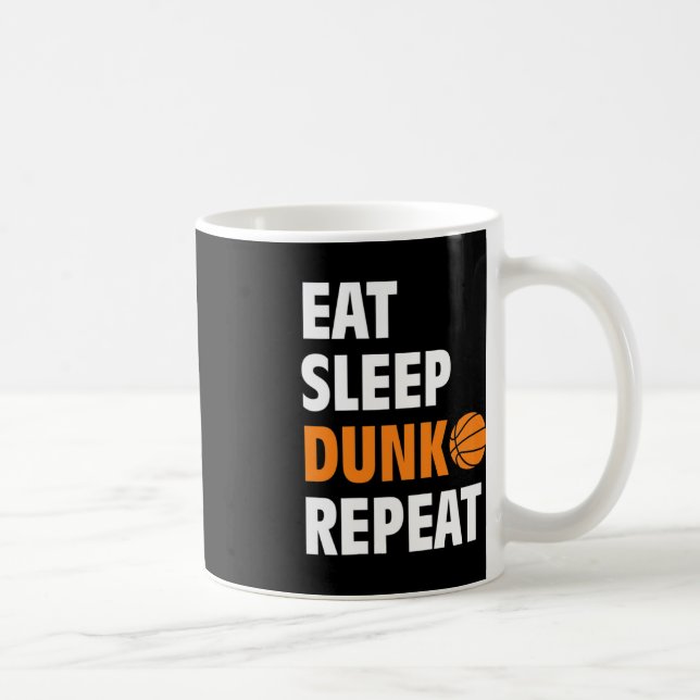 Mug Mangez Sleep Dunk Répétez Fun Basketball (Droite)