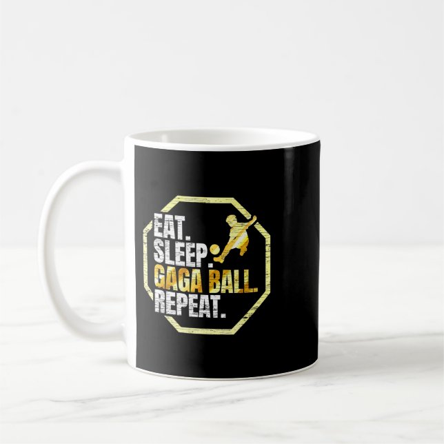 Mug Mangez Sleep Gaga Ball Répéter (Gauche)