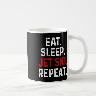 Mug Mangez Sleep Jet Ski Répéter Water Sports Lake Jet