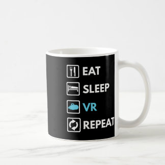 Mug Mangez Sleep Vr Répéter Funny Vr Gamer Boy Vr Athl