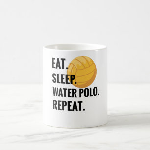 Mug Mangez Sleep Water Polo Répétez Water Polo Playe