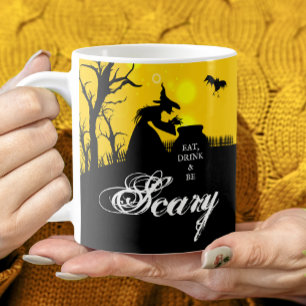 Mug Mangez un verre et soyez effrayant Halloween