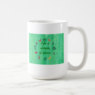 Mug Mangez une variété de couleurs Fruits & Légumes Mu