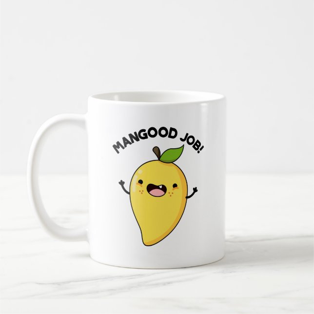 Mug Mangood Job Amusant Mango Fruit Pun (Gauche)