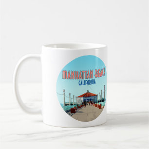 Mug Manhattan Beach Pier Los Angeles Californie