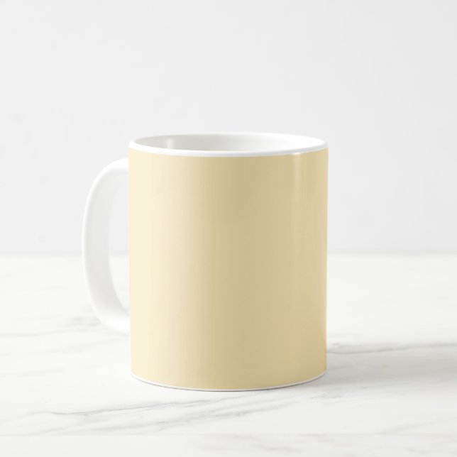 Mug Manie de banane (couleur unie) (Devant gauche)