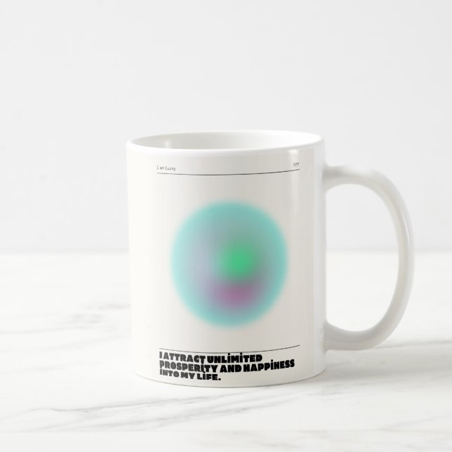 Mug manifestation d'affirmations quotidiennes (Droite)