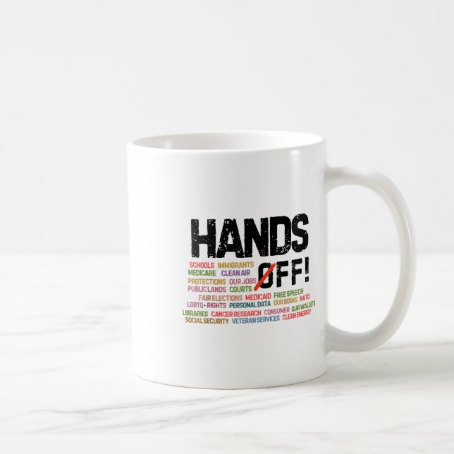 Mug Manifestation De Sécurité Sociale Et Medicare Pro (Droite)