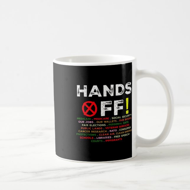 Mug Manifestation De Sécurité Sociale Et Medicare Pro (Droite)