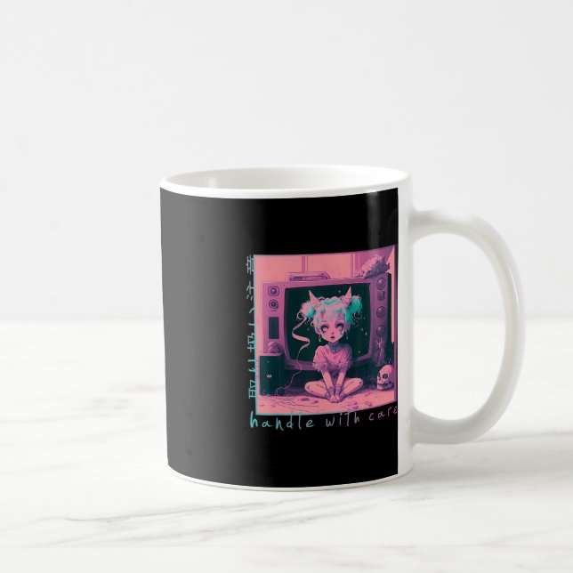 Mug Manipuler avec soin Pastel Goth Kawaii Anime Menhe (Droite)