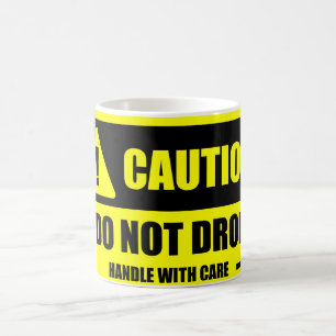 Mug Manipulez avec soin - précaution ! Ne laissez pas