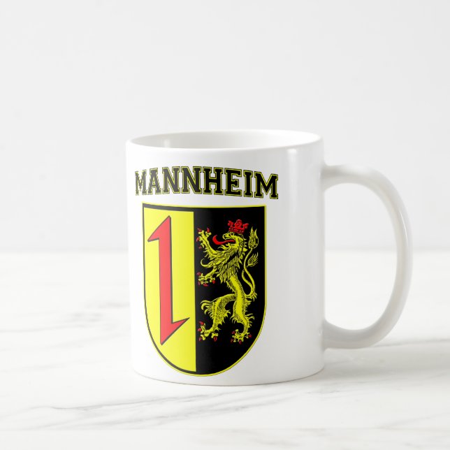 Mug Mannheim Allemagne Wappen/Crest (Droite)